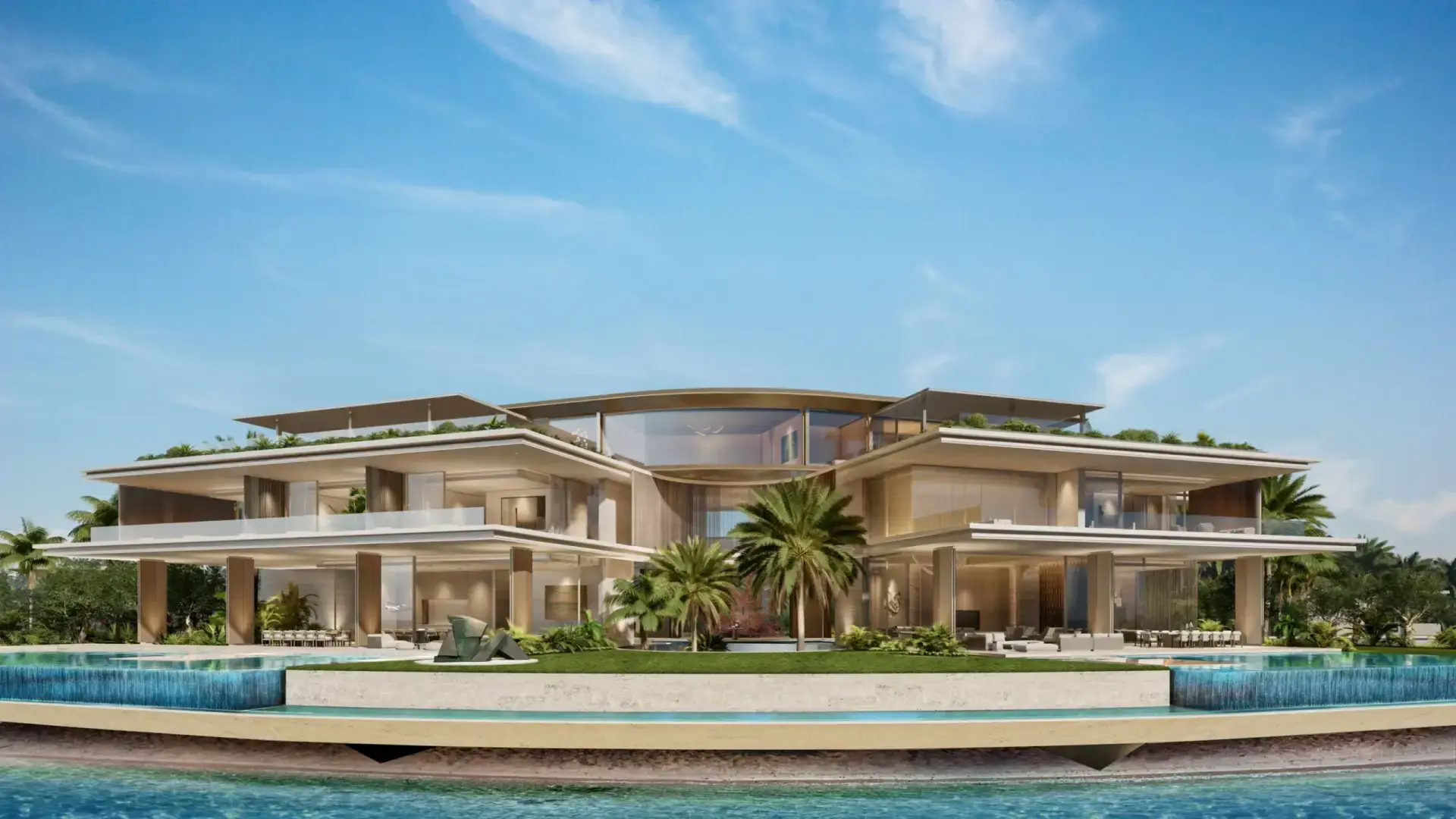 Emirates Palace Mansions Abu Dhabi beachfront luxury lifestyle and sea view residences